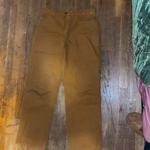 Carhartt khaki work pants